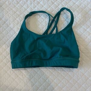 Lululemon Tidewater Teal Energy Bra Size 6